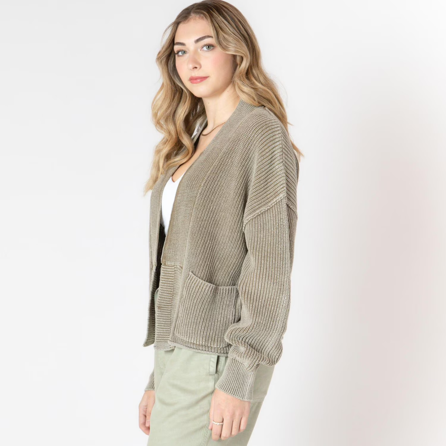 Devoted long sleeve loose fit knitted sweater, Knitted sweater | Walmart (CA)