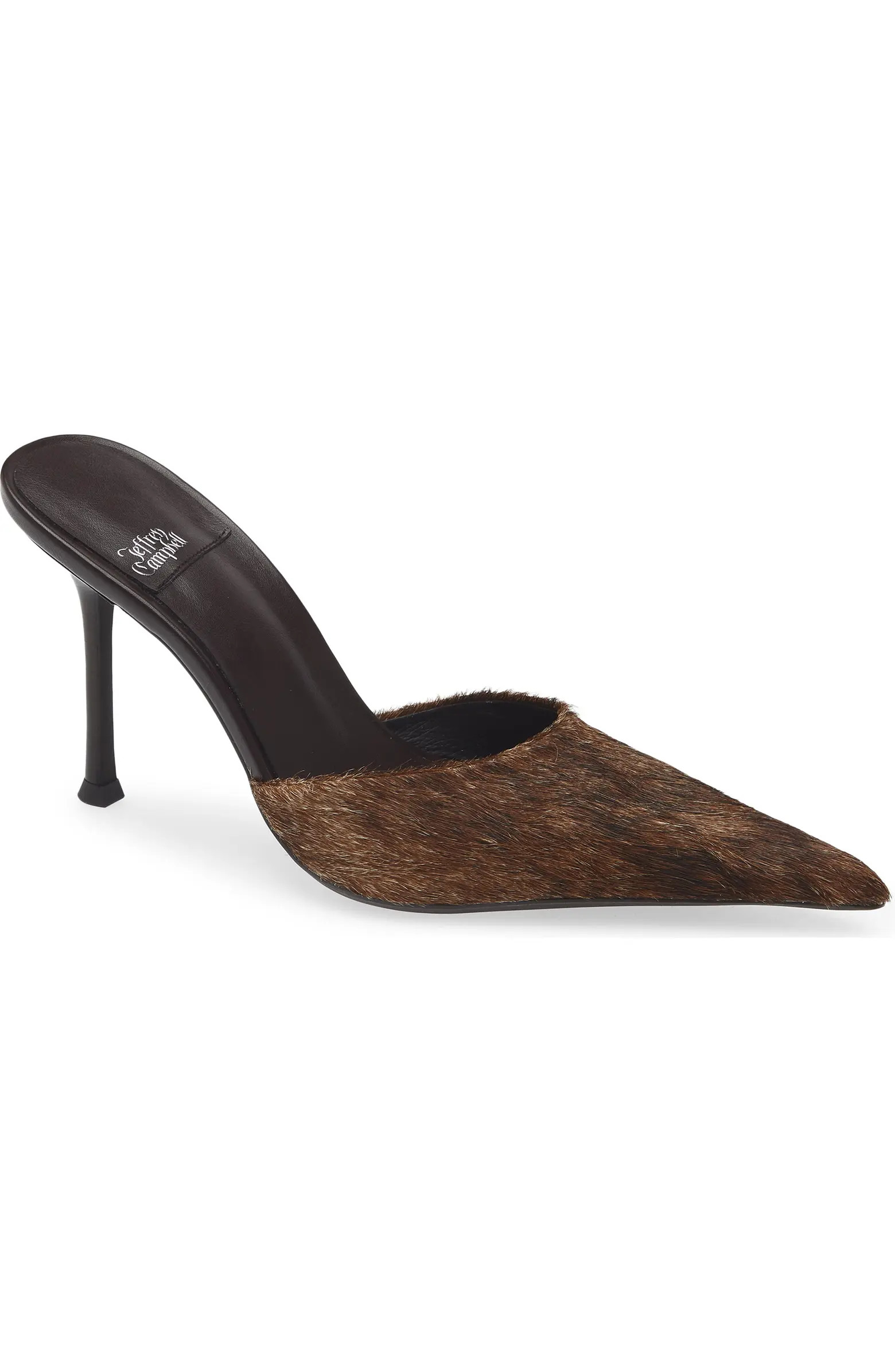 Jeffrey Campbell Robyn Genuine Calf Hair Pointed Toe Mule (Women) | Nordstrom | Nordstrom