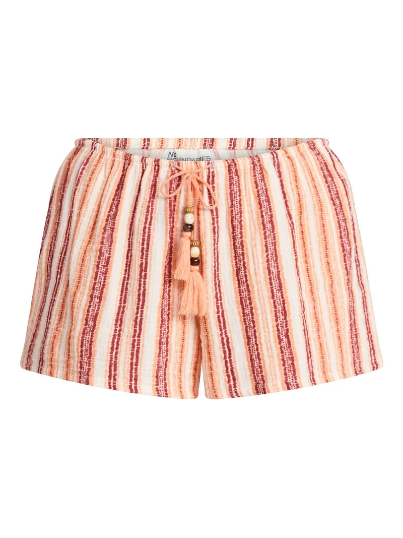 No Boundaries Cotton Pull On Shorts, 2" Inseam, Women's XXS-XXL | Walmart (US)