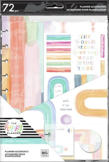 Painterly Pastels Classic Accessory Pack | The Happy Planner