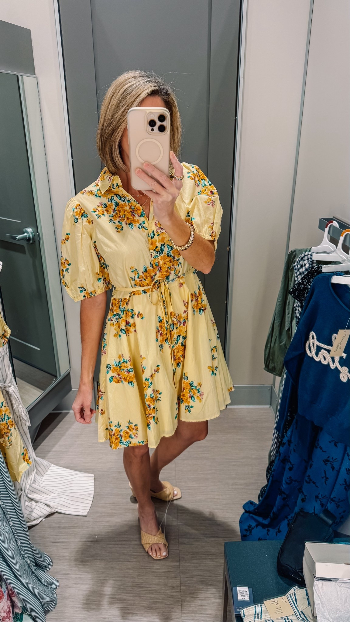 The sweetest yellow floral mini dress for spring 🌼 perfect spring wedding guest dress, Easter brunch outfit, baby shower look or Mother’s Day dress. Just add neutral sandals and you’re set ☀️✨
Wearing size small 

Target spring dress | yellow floral mini dress | puff sleeve dress | Easter dress 



#LTKOver40 #LTKSeasonal #LTKootd