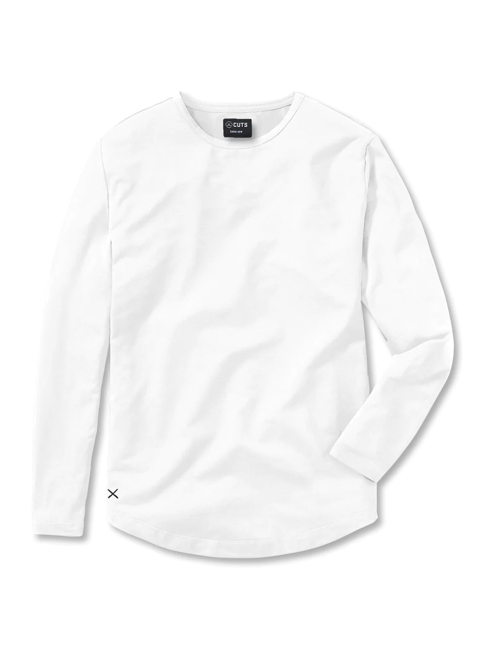 AO Long Sleeve Curve-Hem Tee | Cuts Clothing