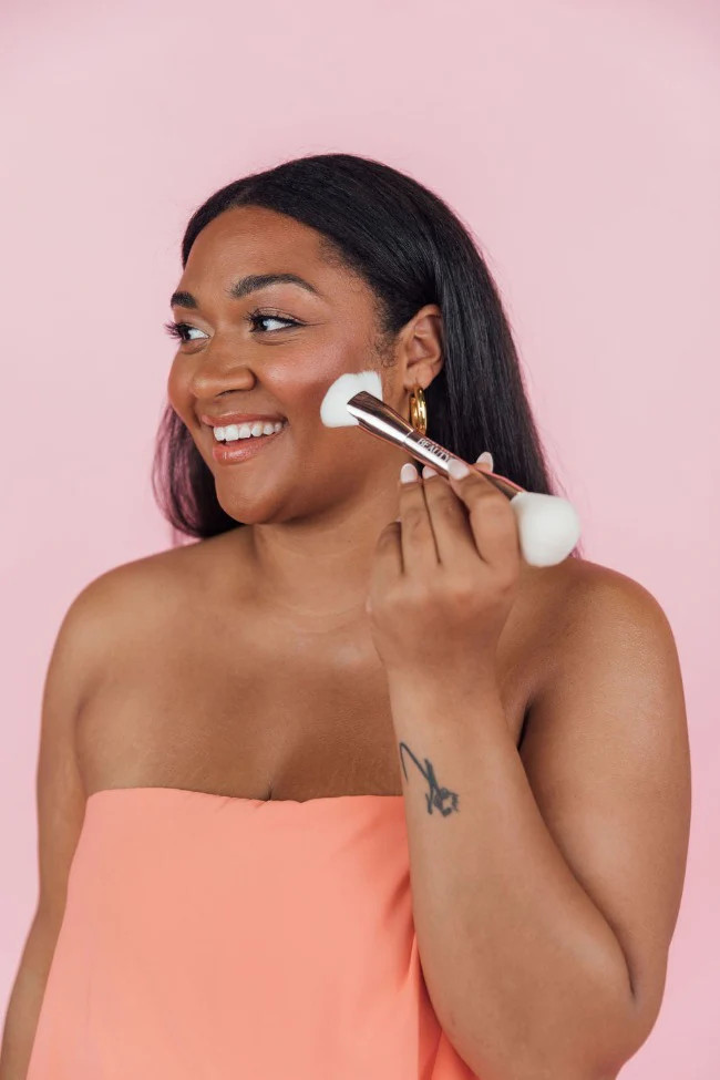 Blending Babe Dual Color & Contour Brush | Pink Lily