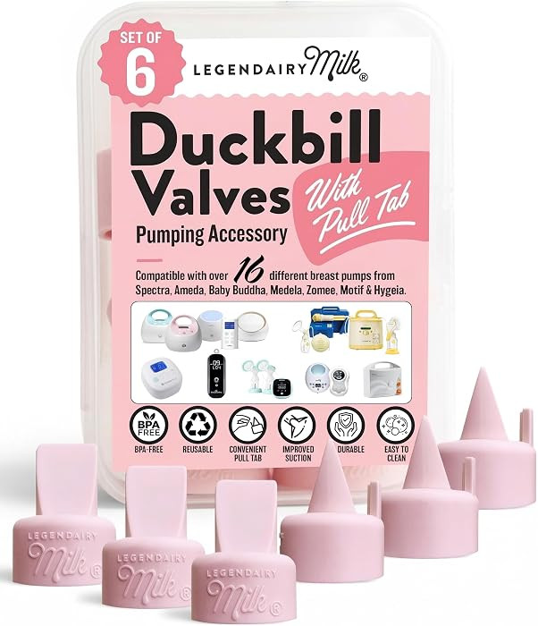 Legendairy Milk Duckbill Valves for Spectra Breast Pumps, 6 Ct, BPA-Free | Amazon (US)