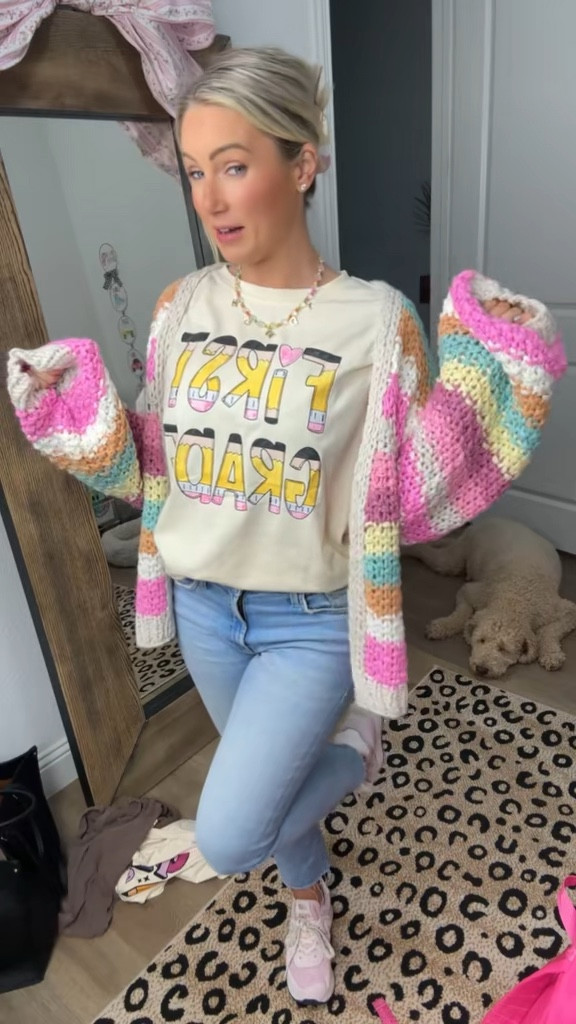 Teacher ootd 

I don’t believe the backpack is sold anymore on packed Party I got it last summer. 

#LTKStyleTip #LTKWorkwear #LTKFindsUnder100