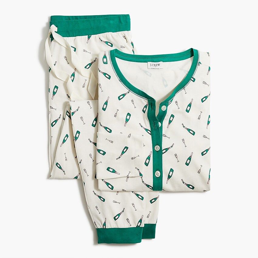 Cotton henley pajama set | J.Crew Factory