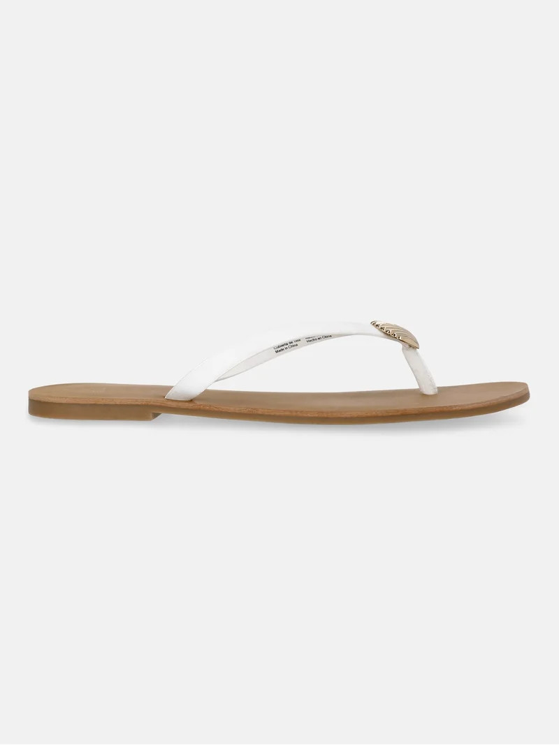 Time and Tru Women's Ornament Thong Sandals | Walmart (US)