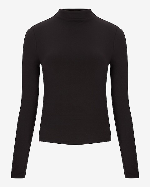 Body Contour Cozy Mock Neck Top | Express