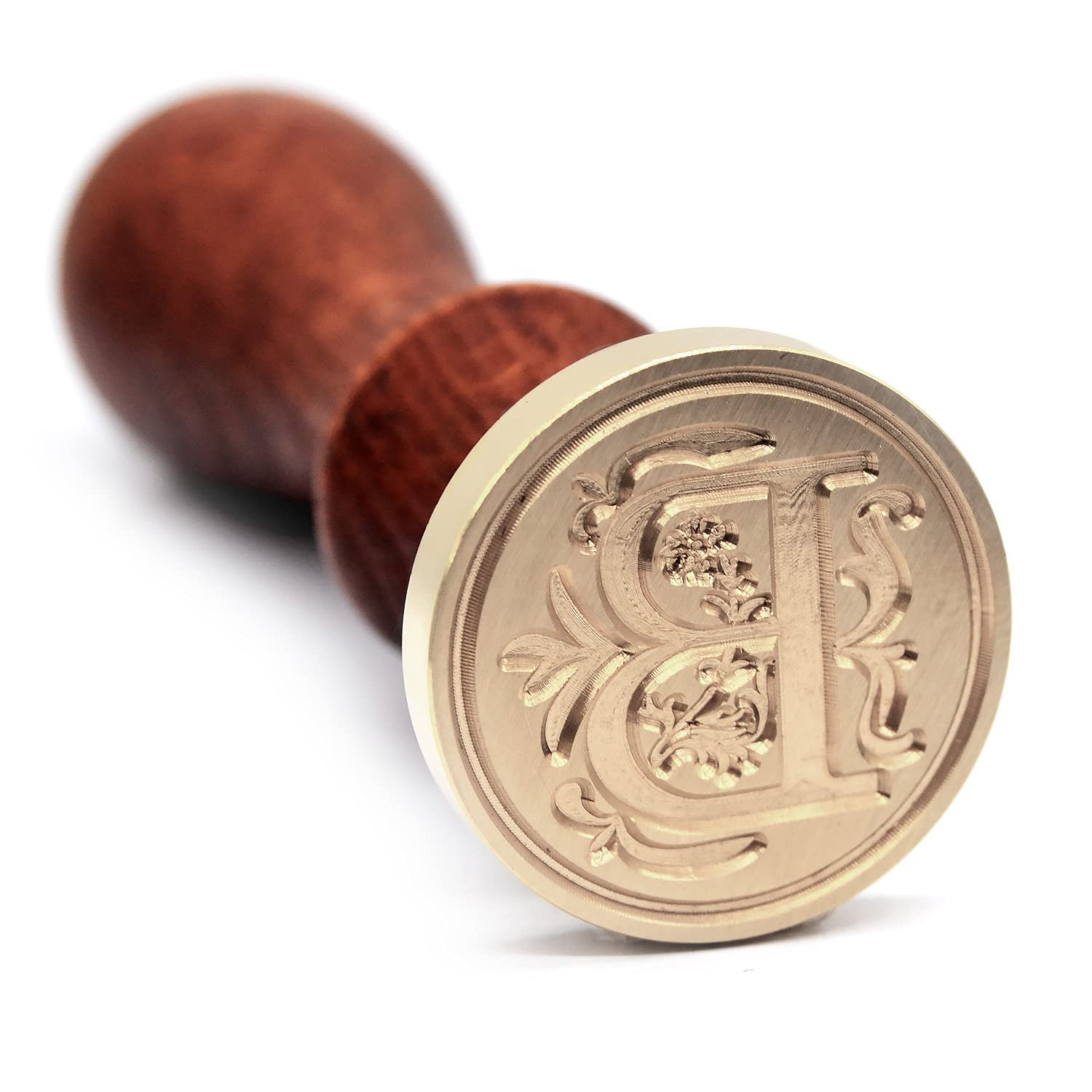 Medieval Initial Alphabet Wax Seal Stamp, Brass Head Wooden Handle, for Thanksgiving Card/Envelop... | Amazon (US)