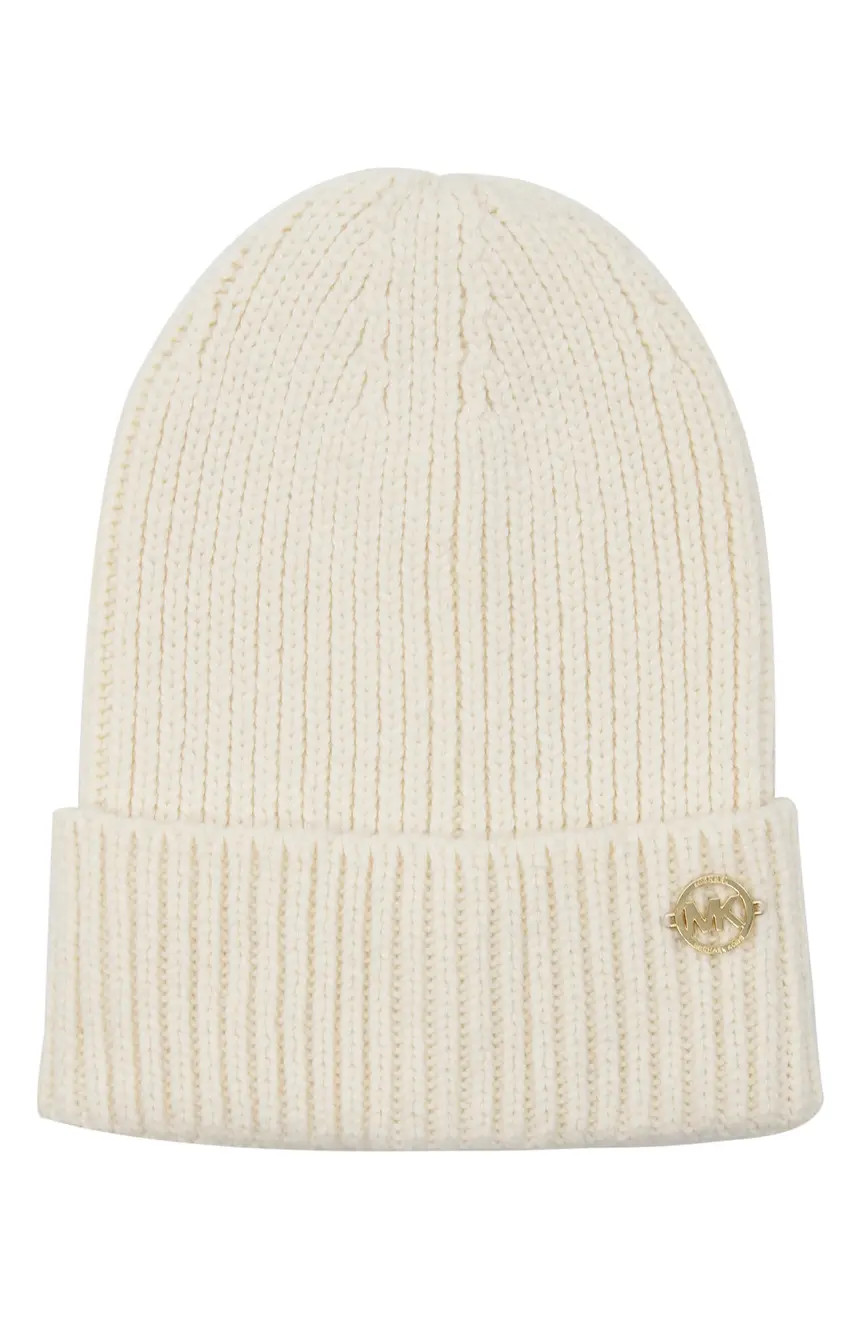 Michael Kors Ottoman Recycled Polyester Blend Cuff Beanie | Nordstrom | Nordstrom