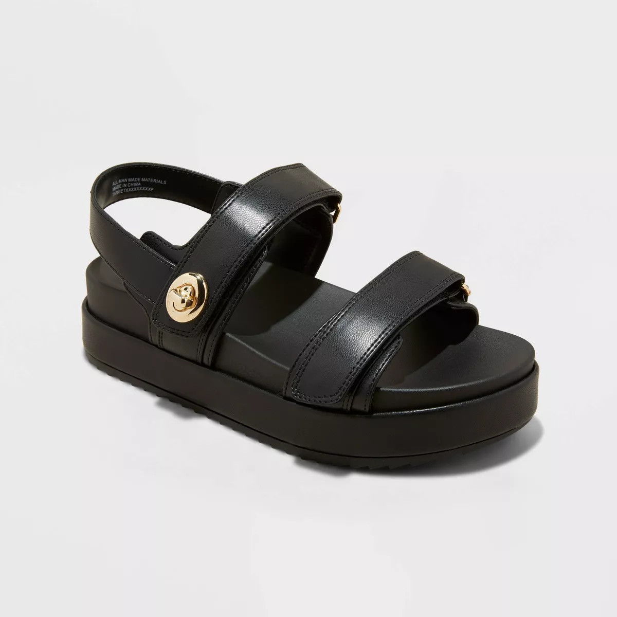 Women's Tanner Platform Double Band Sandals - A New Day™ | Target