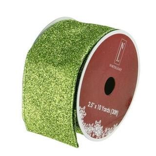2.5" x 10yd. Wired Shimmering Christmas Craft Ribbon | Michaels | Michaels Stores
