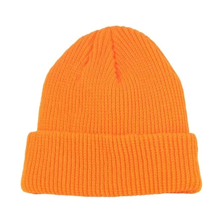 Povozer Kids Beanie Hat Winter Boys Girls Knit Beanies Caps Unisex Caps(Orange 1-9 Years) | Walmart (US)
