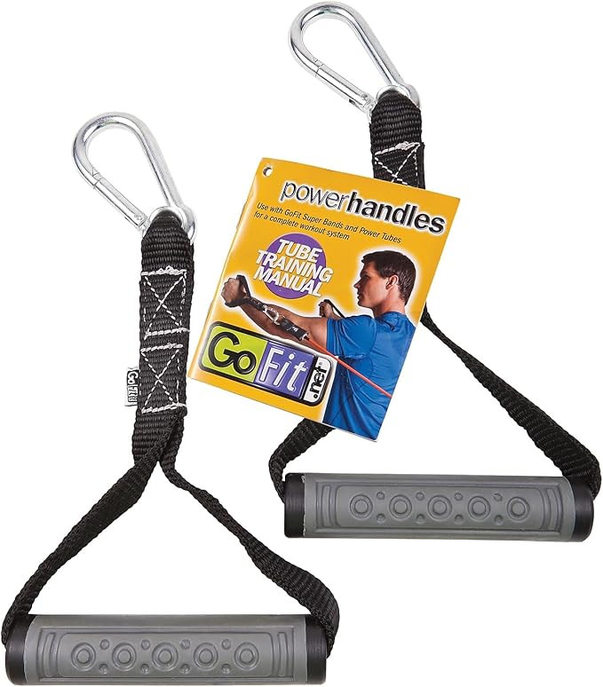 GoFit Extreme Power Handles - One Pair, Handle color may vary, Black/Gray | Amazon (US)