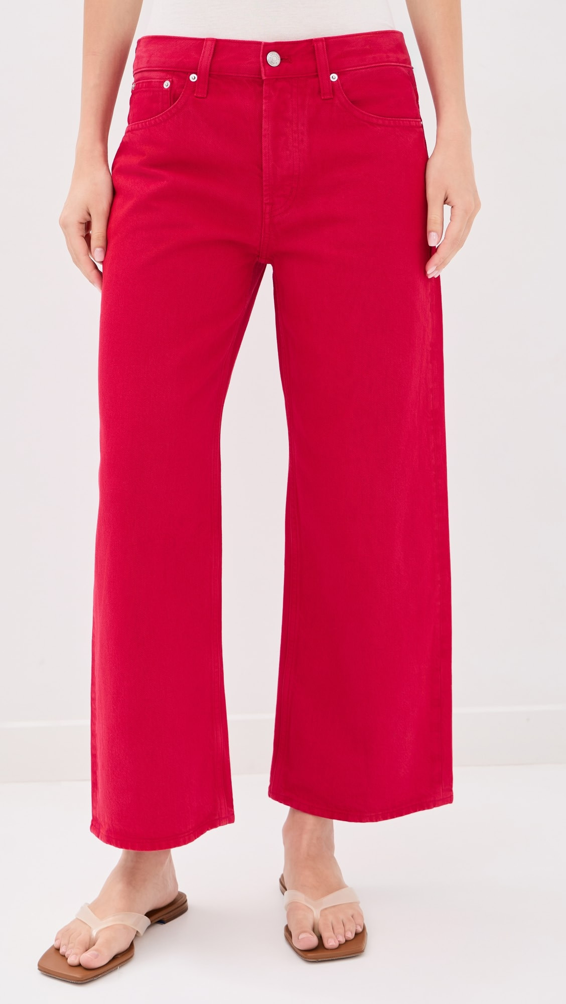 Low Slung Baggy Crop Jeans | Shopbop