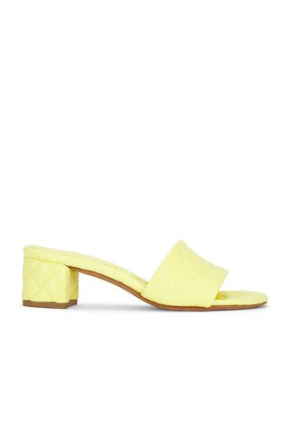 Bottega Veneta Amy Mule Sandal in Lemon | FWRD 