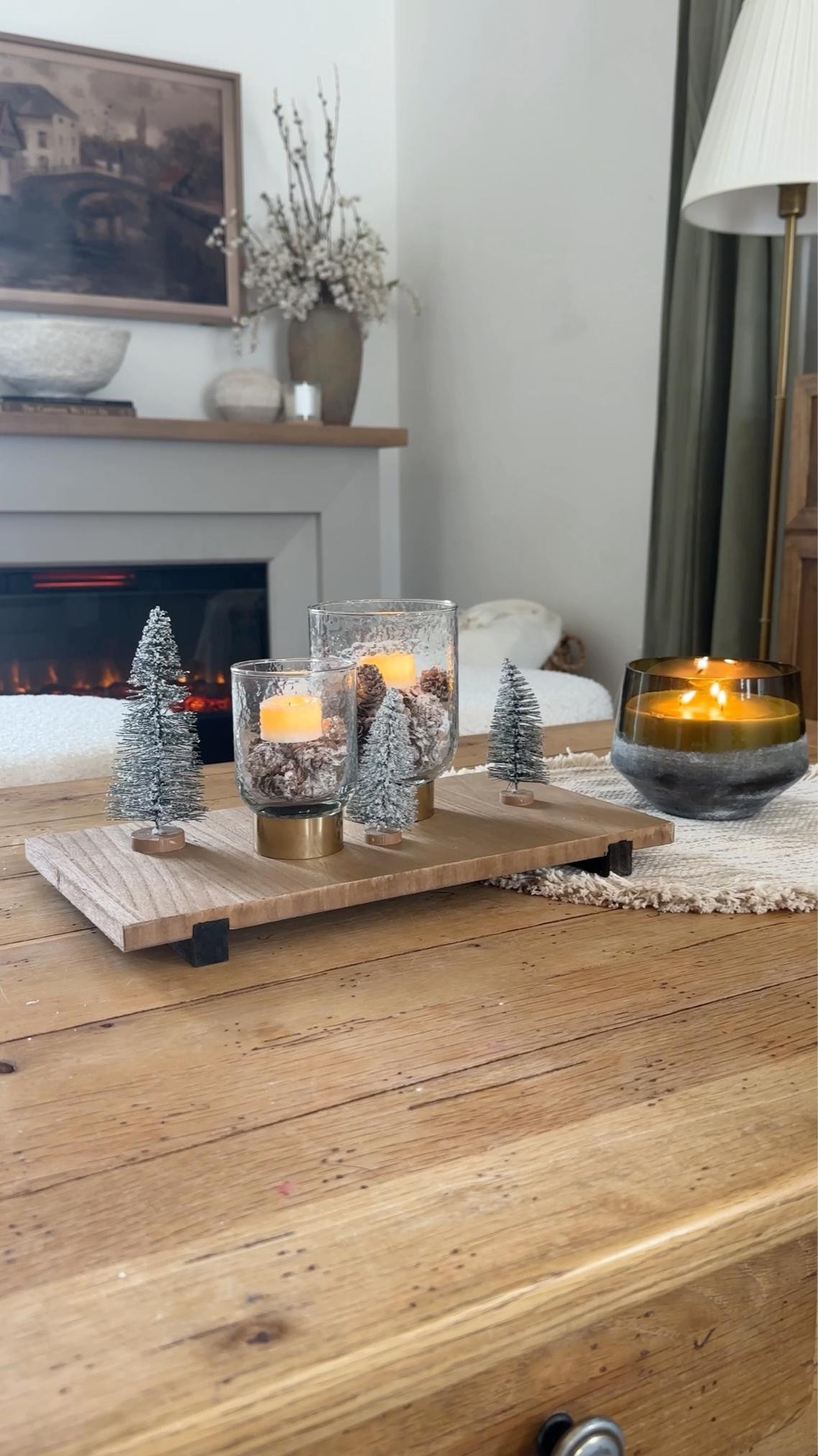 What should I do next!? So fun for the Christmas holiday season! Coffee table Christmas decor on a budget! 

#LTKHome #LTKStyleTip #LTKHoliday