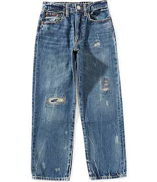 Polo Ralph Lauren Big Boys Lynwood Relaxed Fit Distressed Jeans | Dillard's | Dillard's