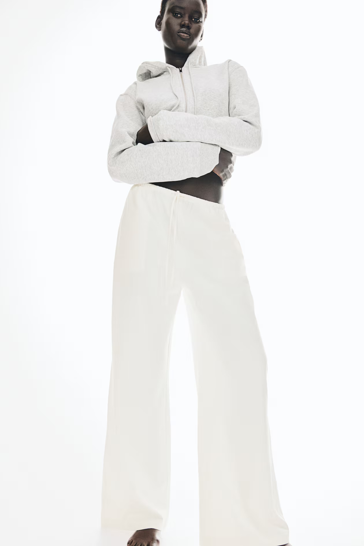 Cotton drawstring trousers | H&M (UK, MY, IN, SG, PH, TW, HK)
