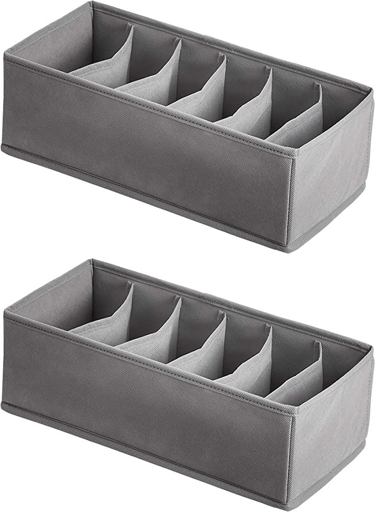 Amazon Basics Underwear Dresser Drawer Organizers, Pack of 2 | Amazon (US)