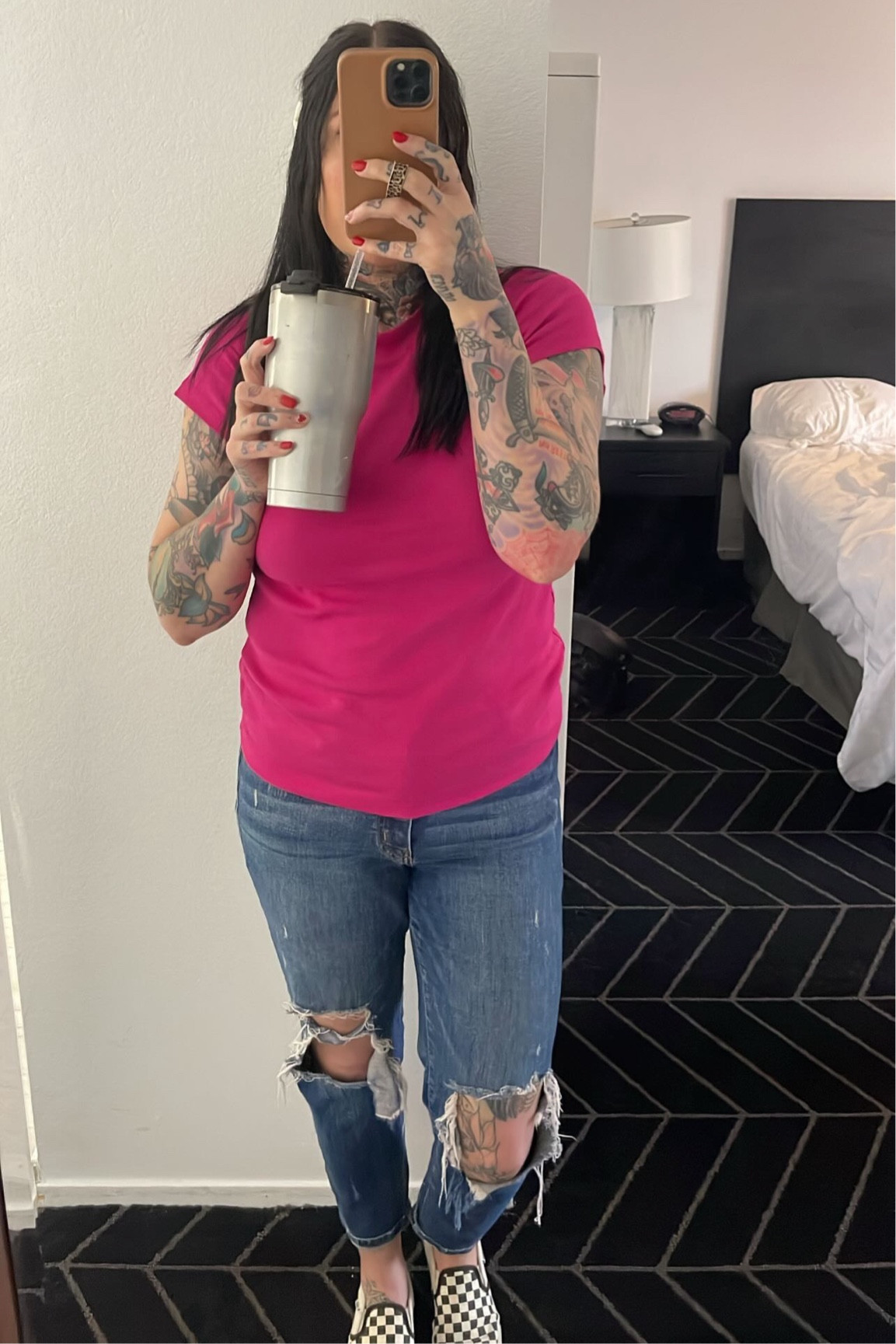 I’m just going to start referring to this as my Uniform. 🙌🏻 I hope target comes out with more colors of these tees soon! I need to add to my collection! 

#LTKstyletip #LTKSeasonal #LTKfindsunder100