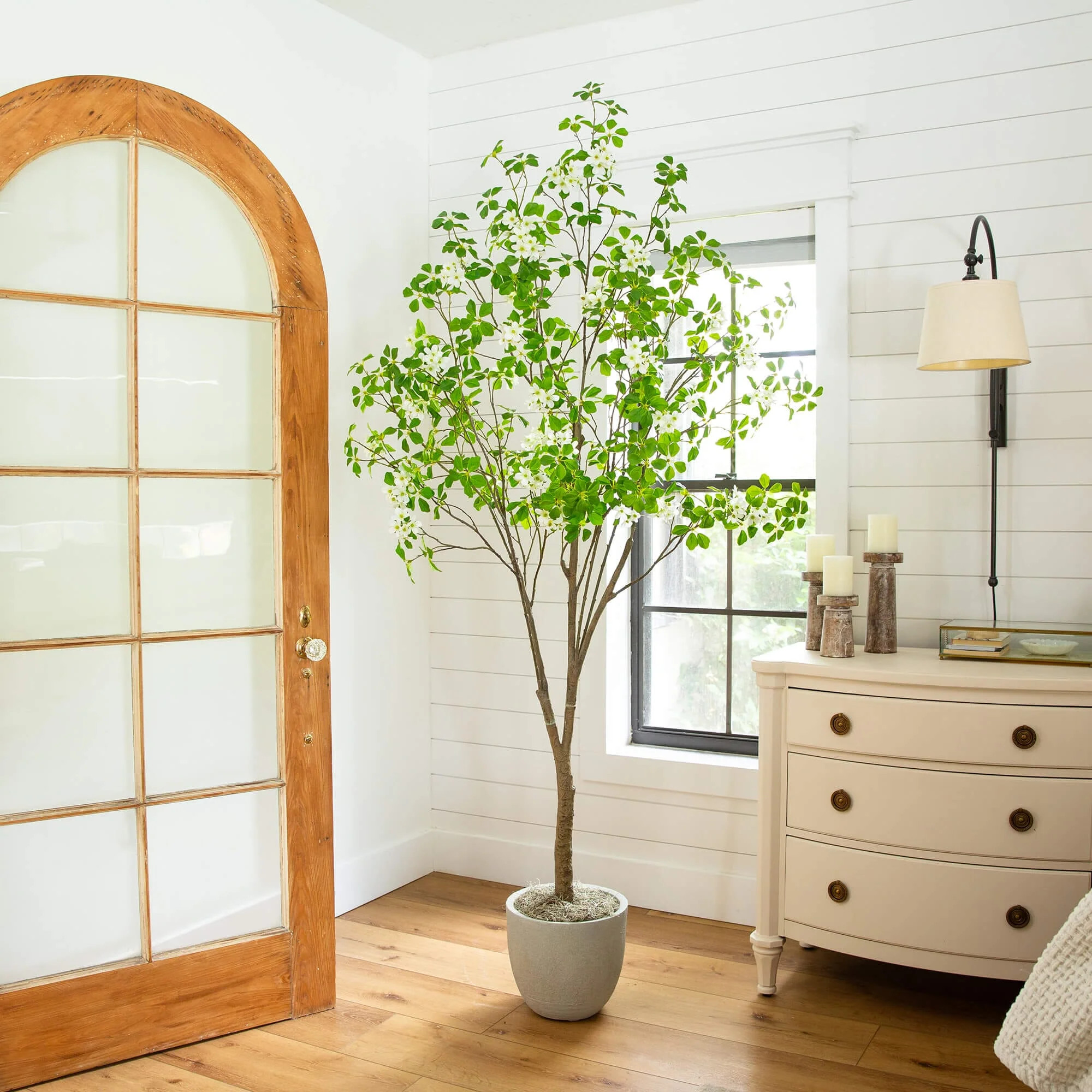 7' Artificial Dogwood Tree | Nearly Natural