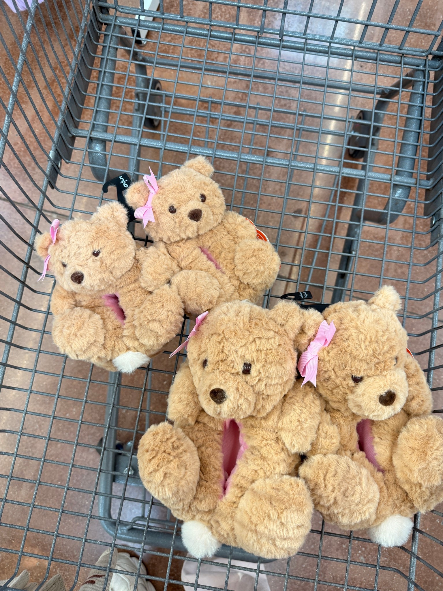 Baby/toddler bear house shoes 