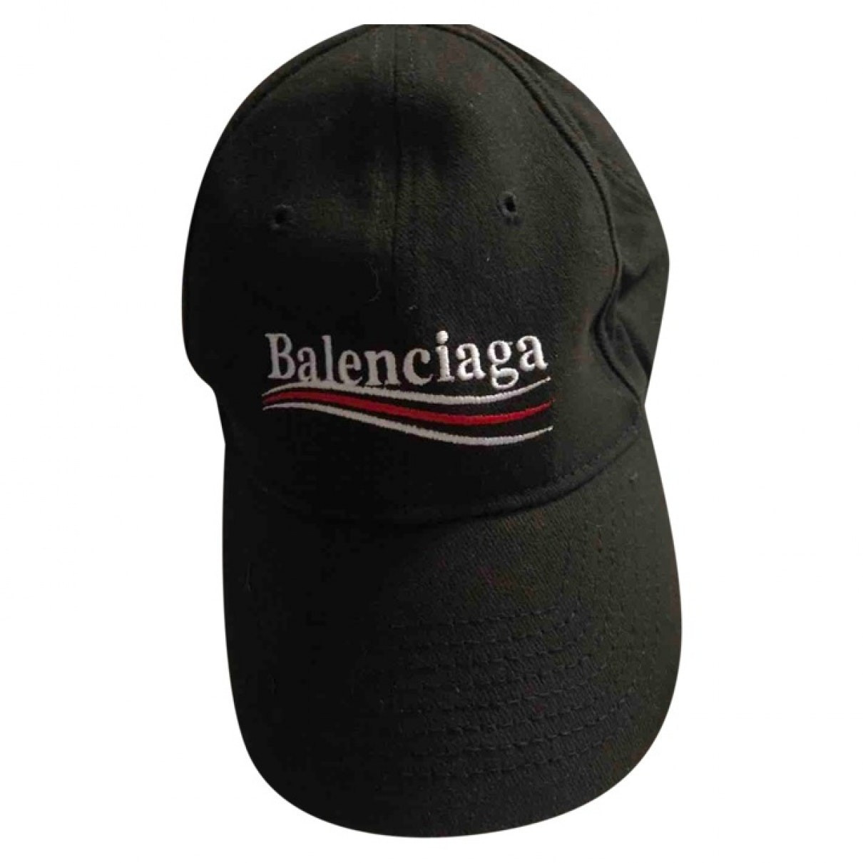 Balenciaga Black Cotton hat for Women S International | Vestiaire Collective (Global)