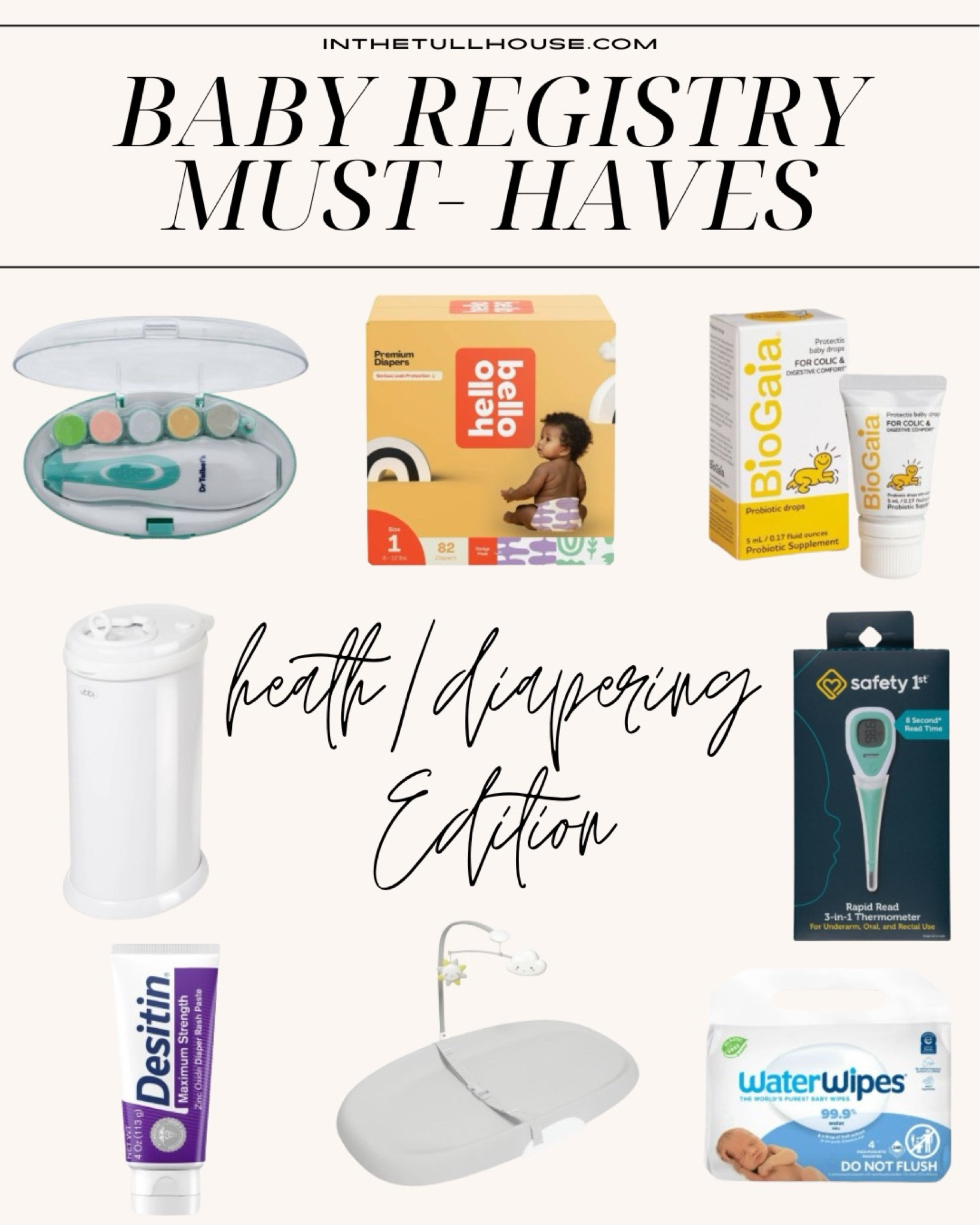 Baby Registry Health/Diapering Essentials! Don’t forget about the “little” things!✨ 

diapering essentials, baby health, baby health essentials, baby registry, baby must haves, baby essentials, baby health


#LTKbump #LTKbaby #LTKfindsunder50