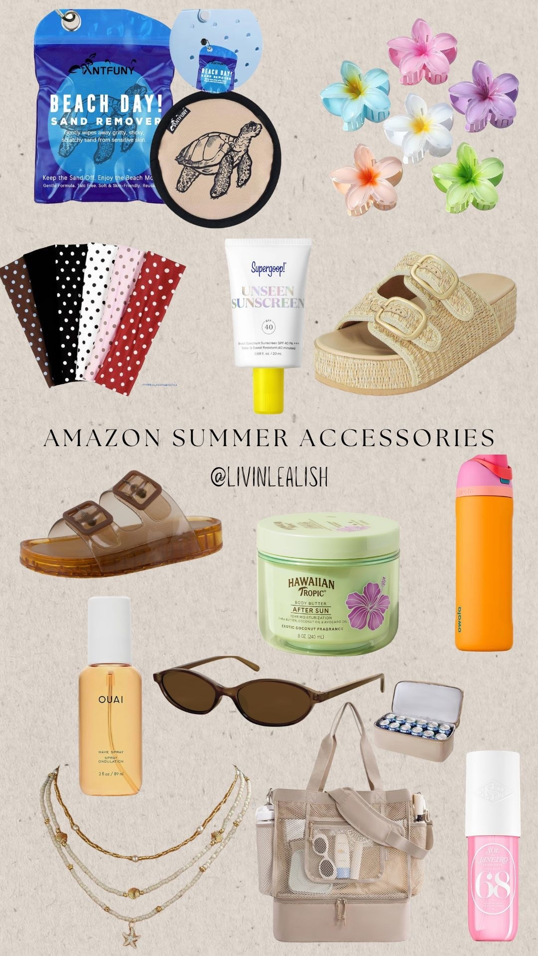 Women's Amazon Summer Accessories! ☀️#beachaccessories #beachvacation #beachessentials #womenssummer #summeressentials #summeraccessories 

#LTKSwim #LTKgrwm