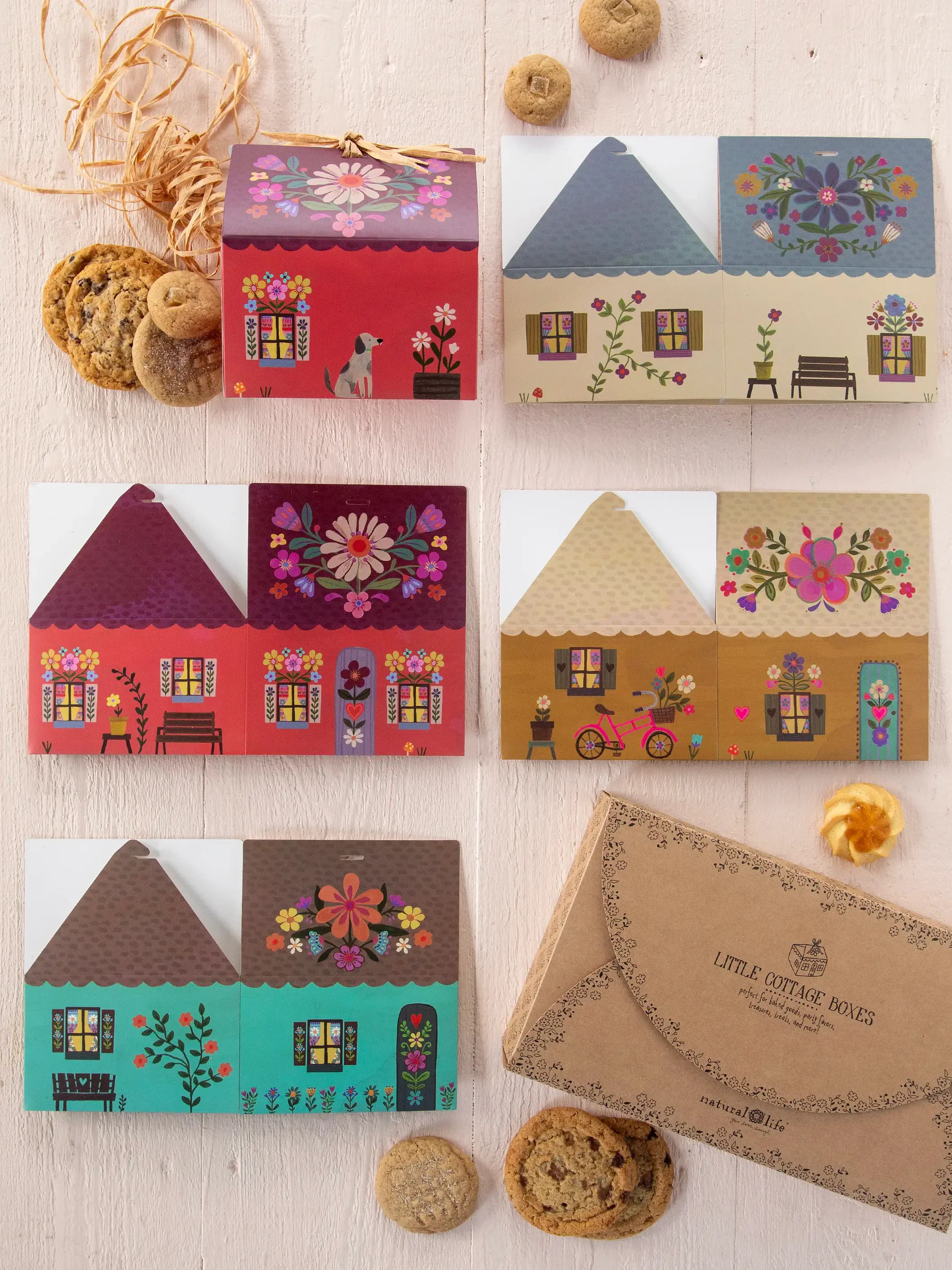 Little Cottage Gift Boxes, Set of 20 | Natural Life