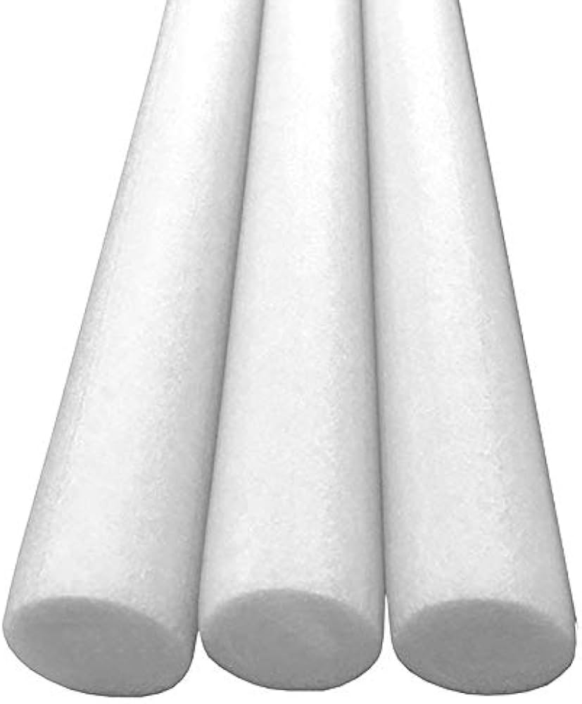 Oodles of Noodles Solid Deluxe Foam Pool Swim Noodles 3 Pack 55 Inch Length | Amazon (US)