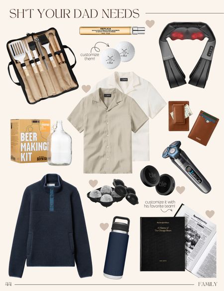 Gift guide for him — gift ideas for the dad or father-in-law in your life !! Lots of gift ideas under $100 too