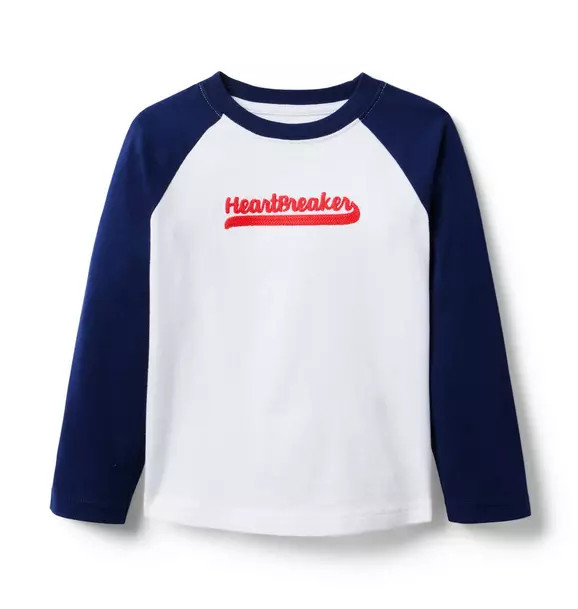 Heartbreaker Raglan Baseball Tee | Janie and Jack