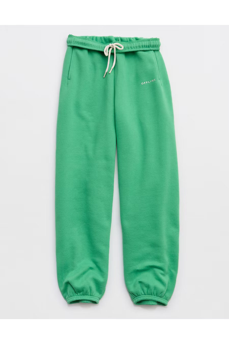 OFFLINE By Aerie Cloud Fleece Baggy Jogger Women's Emerald XXS | American Eagle Outfitters (US & CA)