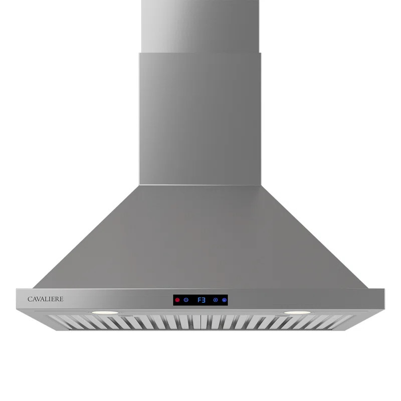 CAVALIERE 30" inch 462 CFM Convertible Digital Wall Mount Range Hood Included Charcoal Filter in ... | Wayfair North America