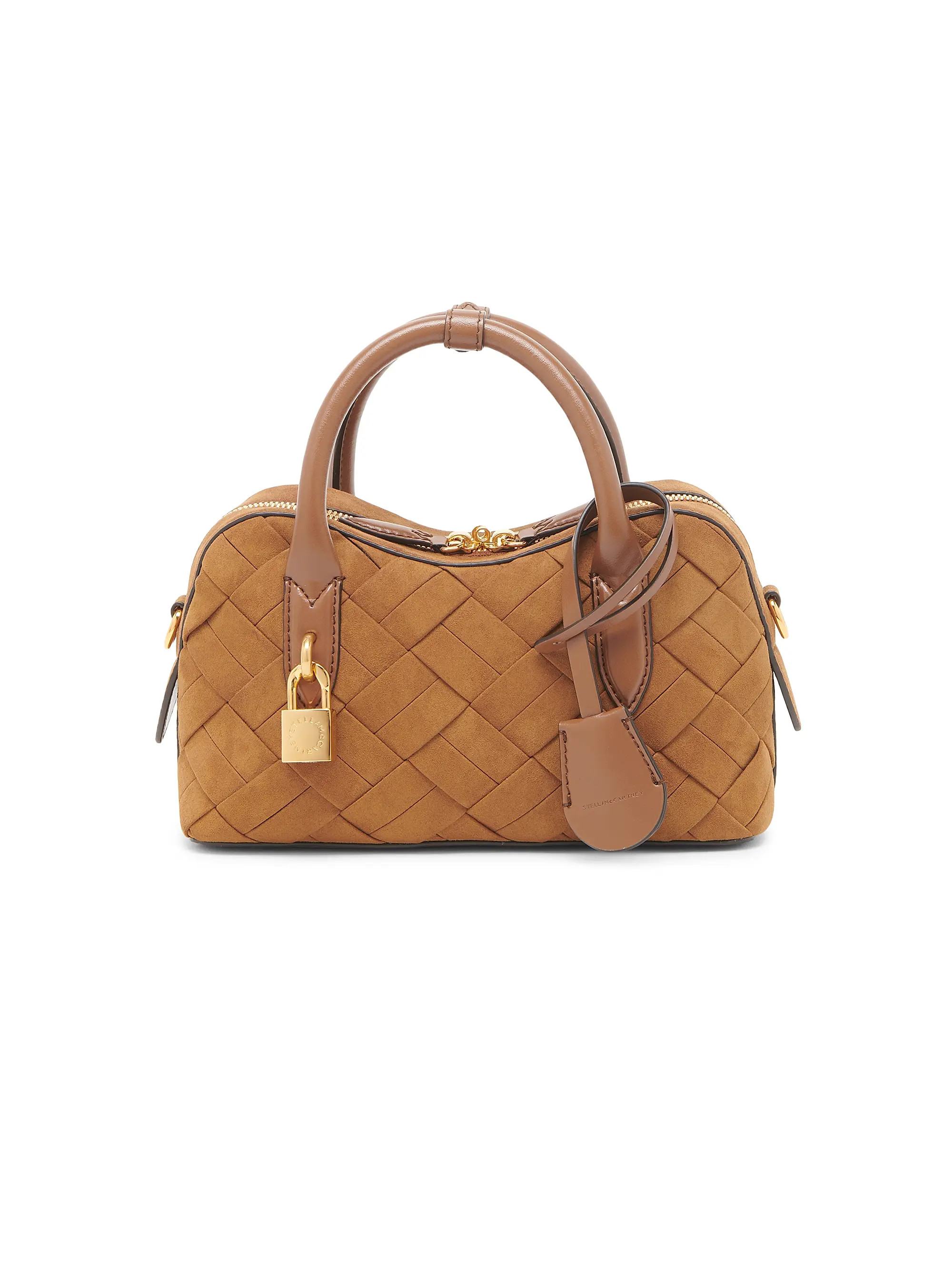 Stella McCartney Ryder Small Woven Top Handle Bag | Saks Fifth Avenue | Saks Fifth Avenue