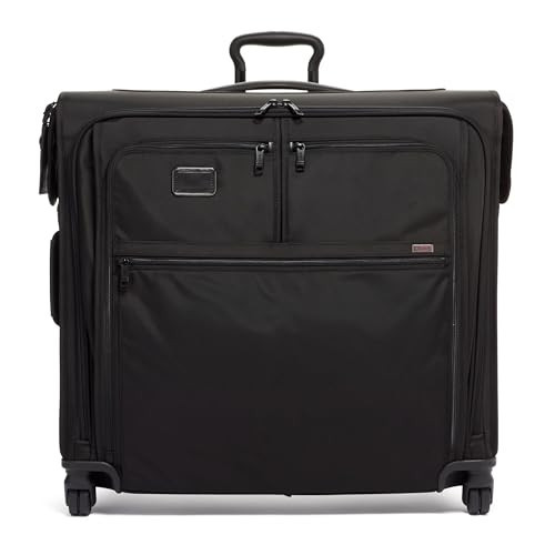TUMI - Alpha Large 4-Wheeled Garment Bag - Clothing Bag for Hanging Suits, Dresses & Coats - With TSA Lock - Midnight Black | Amazon (US)