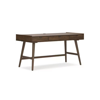 Signature Design by Ashley Lyncott 60" Mid-Century Home Office Desk, Brown | Target