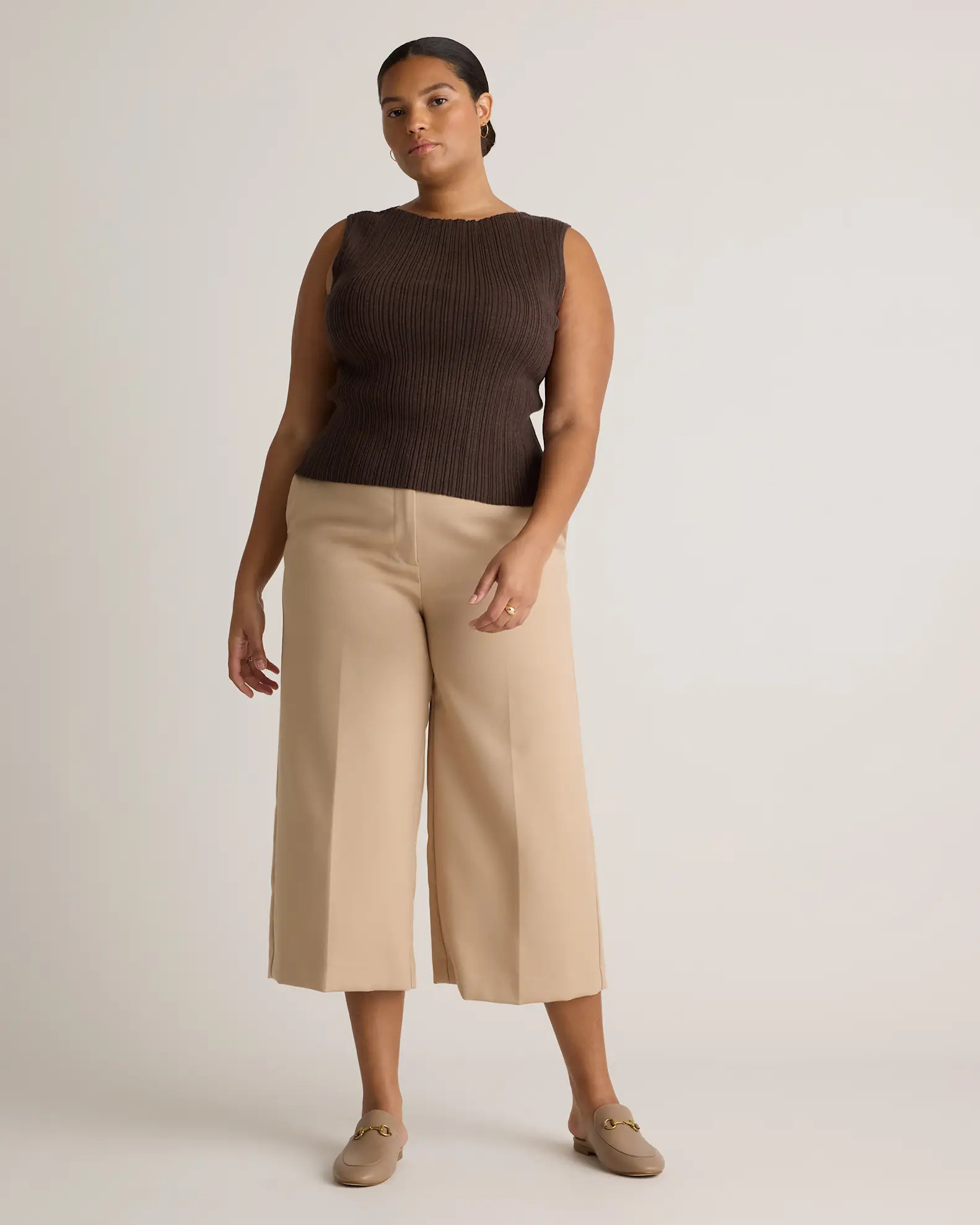 Cotton Cashmere Ribbed Tank | Quince