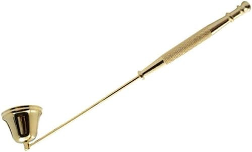 YuanHolumid Gold Metal Candle Snuffer Wick Snuffer with Long Handle Candlesnuffers Candle Sleeves Accessories | Amazon (US)