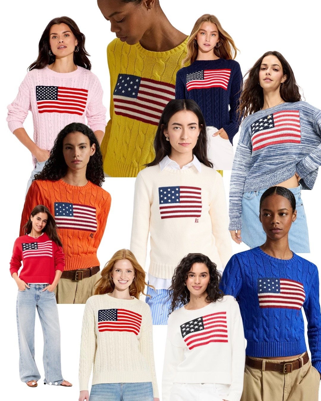 USA Flag Sweaters! 🇺🇸✨
… in every shade! Between the summer holiday weekends, USA’s 250th birthday this summer and World Cup ahead, the season to own a flag sweater is HERE!

#LTKootd #LTKSeasonal
