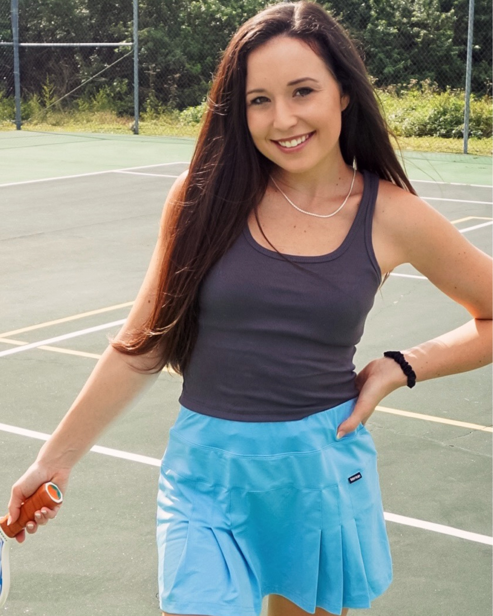 Pickleball active outfit skort and tank top 

#LTKstyletip #LTKMostLoved #LTKfitness