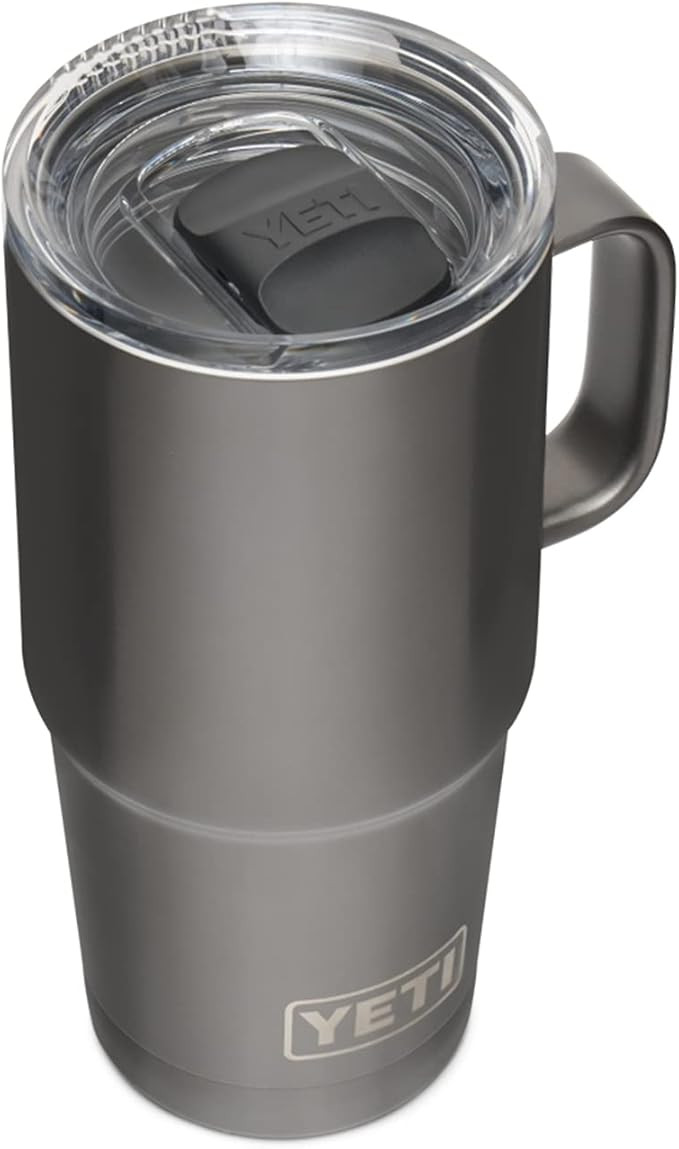 YETI Rambler 20 oz Travel Mug, Stainless Steel, Vacuum Insulated with Stronghold Lid (Graphite Ed... | Amazon (US)