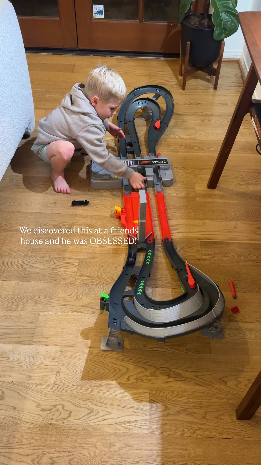 My five year olds newest discovery and absolute favorite!  This hot wheels race track! 

#kidstoys #giftideasforboys


#LTKKids
