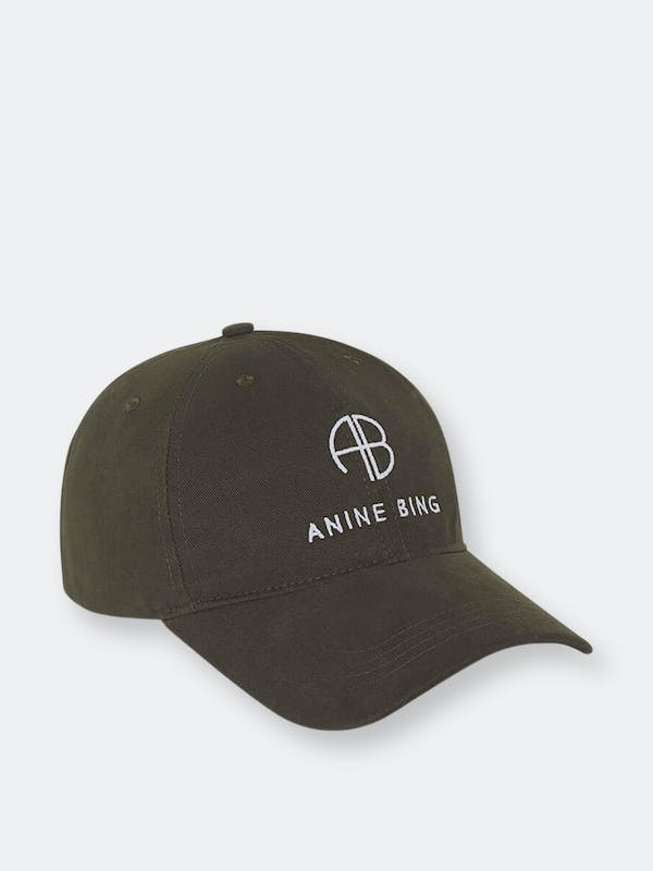 ANINE BING Jeremy Baseball Cap - Dark Olive - Green - ONE SIZE ONLY | Verishop