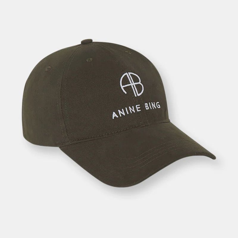 ANINE BING Jeremy Baseball Cap - Dark Olive - Green - ONE SIZE ONLY | Verishop