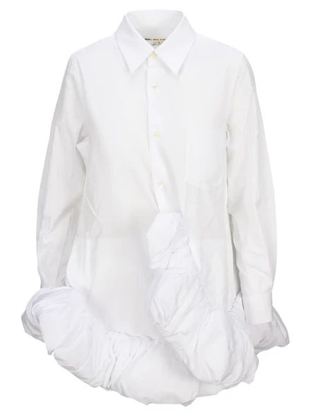 Comme des Garçons Ruffled Detail Shirt | Cettire Global