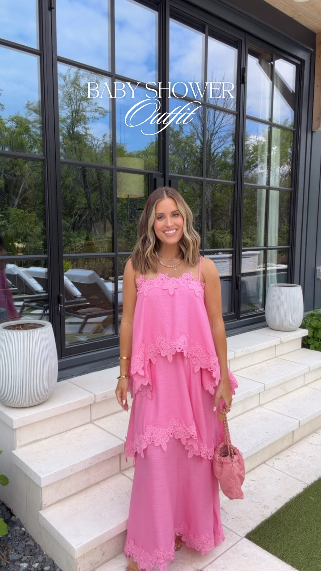 This dress is a stunner & would be perfect for any spring/summer event- showers, parties, weddings, etc! Very flattering& comfortable to wear! Straps are adjustable & bump friendly. Color POPS & looks so pretty on all skin tones/hair color. Will also link some other faves!

Currently 16 weeks pregnant. 

Wedding guest dress, baby shower, pink dress, maxi dress, bump friendly 

#LTKBump #LTKmomlife #LTKgrwm