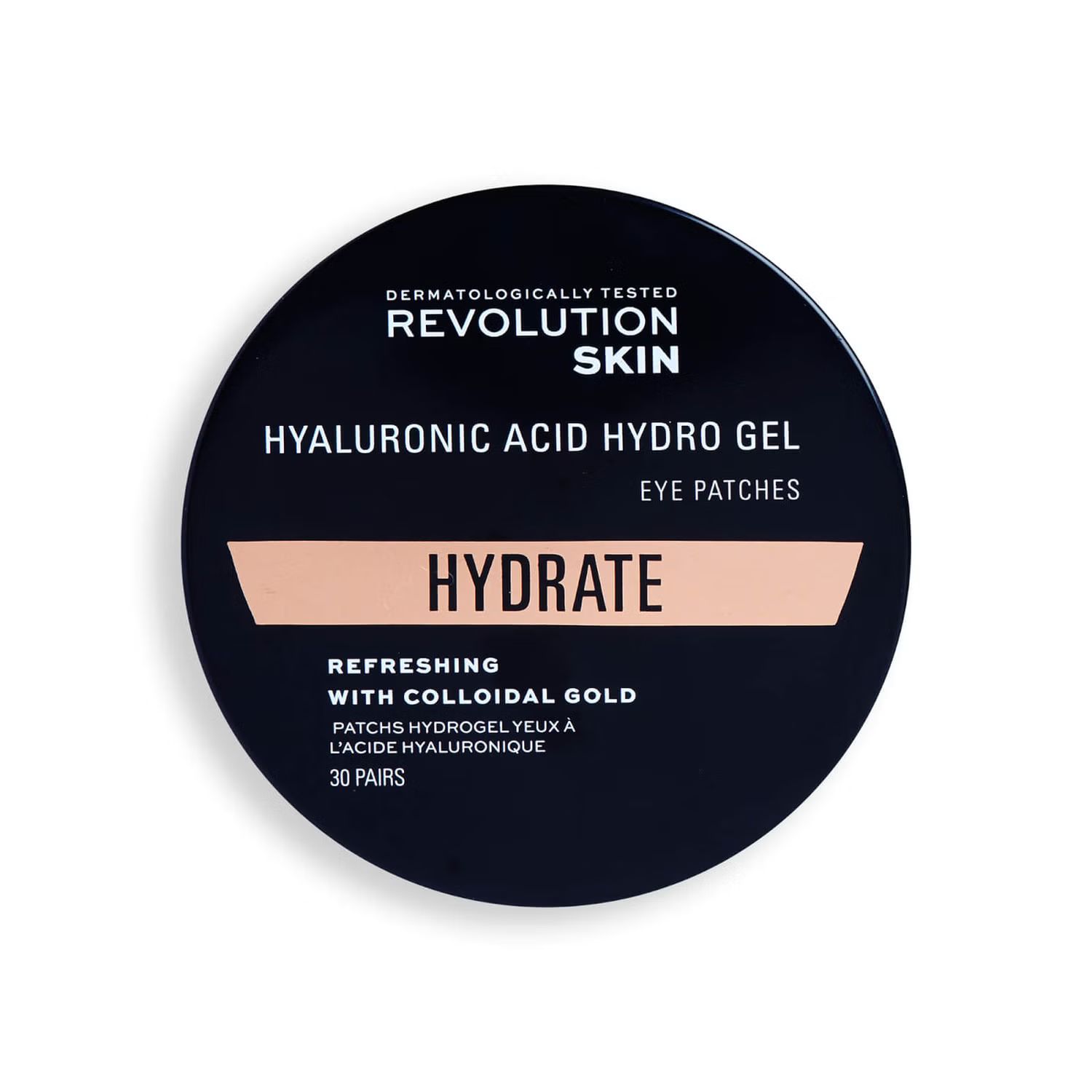 Revolution Skincare Gold Eye Hydrogel Hydrating Eye Patches with Colloidal Gold 20g | Look Fantastic (UK)